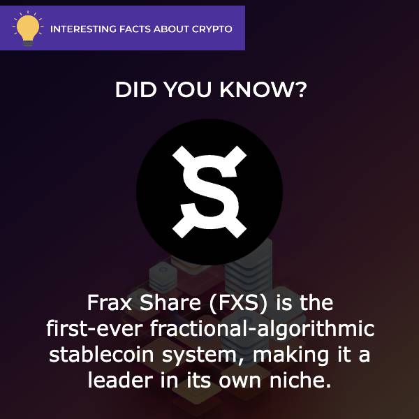 Frax Share (FXS) Interesting Facts