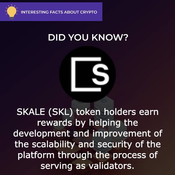 SKALE (SKL) Interesting Facts